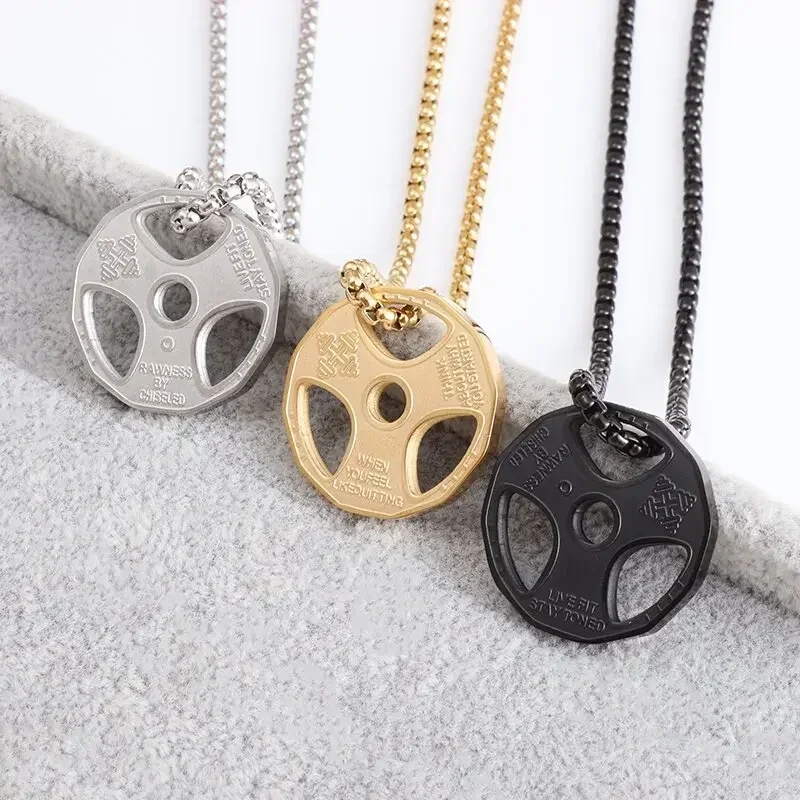 Sports Equipment Manufacturers - Titanium Steel Dumbbell Pendant Gym Fitness