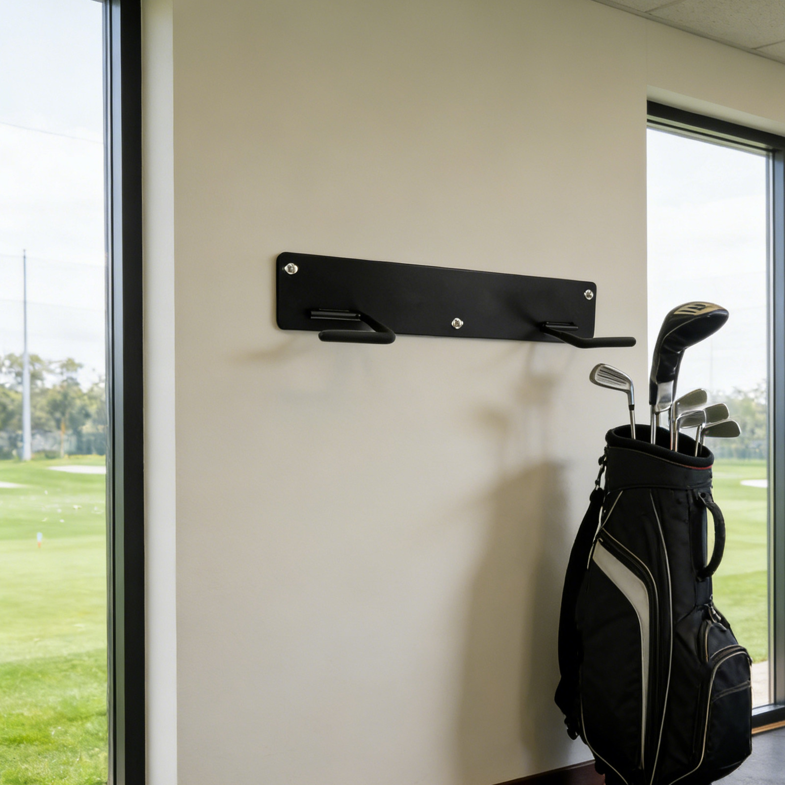 Sports Equipment Garage Storage - Wall Mounted Golf Bag Storage Rack
