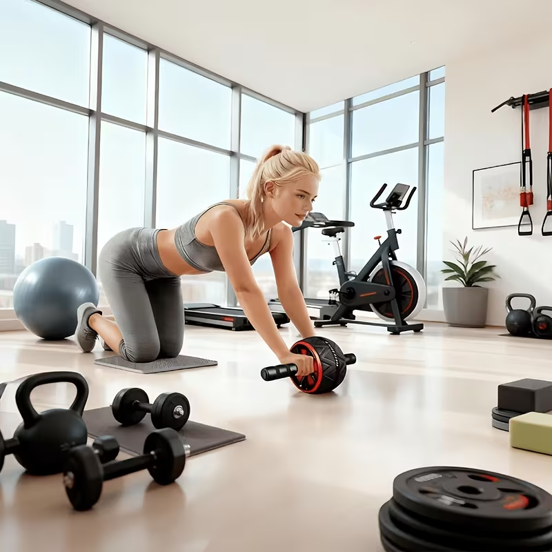 Ab Roller Wheel and Knee Mat,  - огляд і ціна Sports Equipment Online