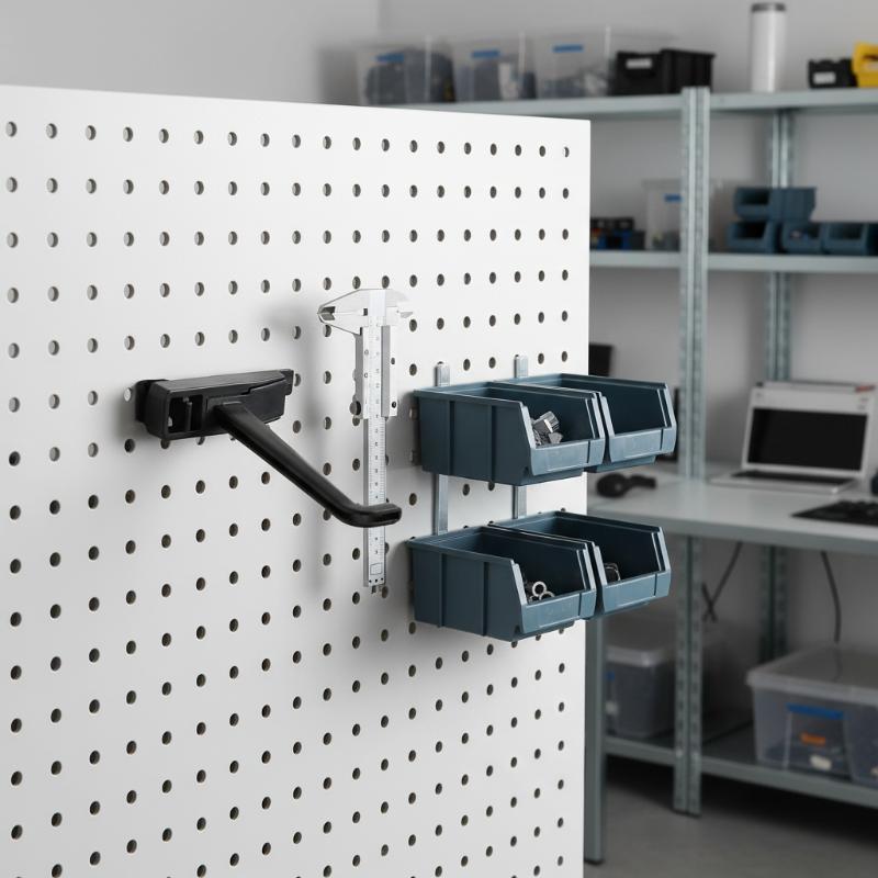 10Pcs Square Hole Pegboard Hoo - огляд і ціна Sports Equipment Garage Storage