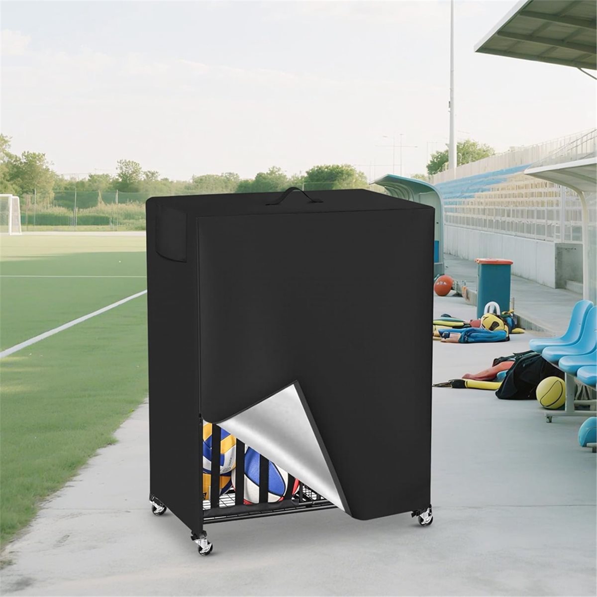 Basketball Rack Cover Garage S - огляд і ціна Sports Equipment Garage Storage