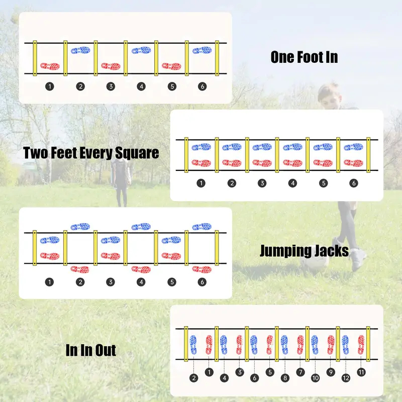 6m Agility Ladder &  football  - огляд і ціна Sports Equipment Football
