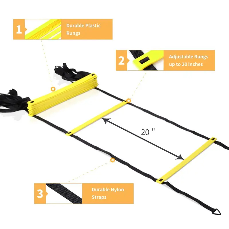 6m Agility Ladder &  football  - огляд і ціна Sports Equipment Football