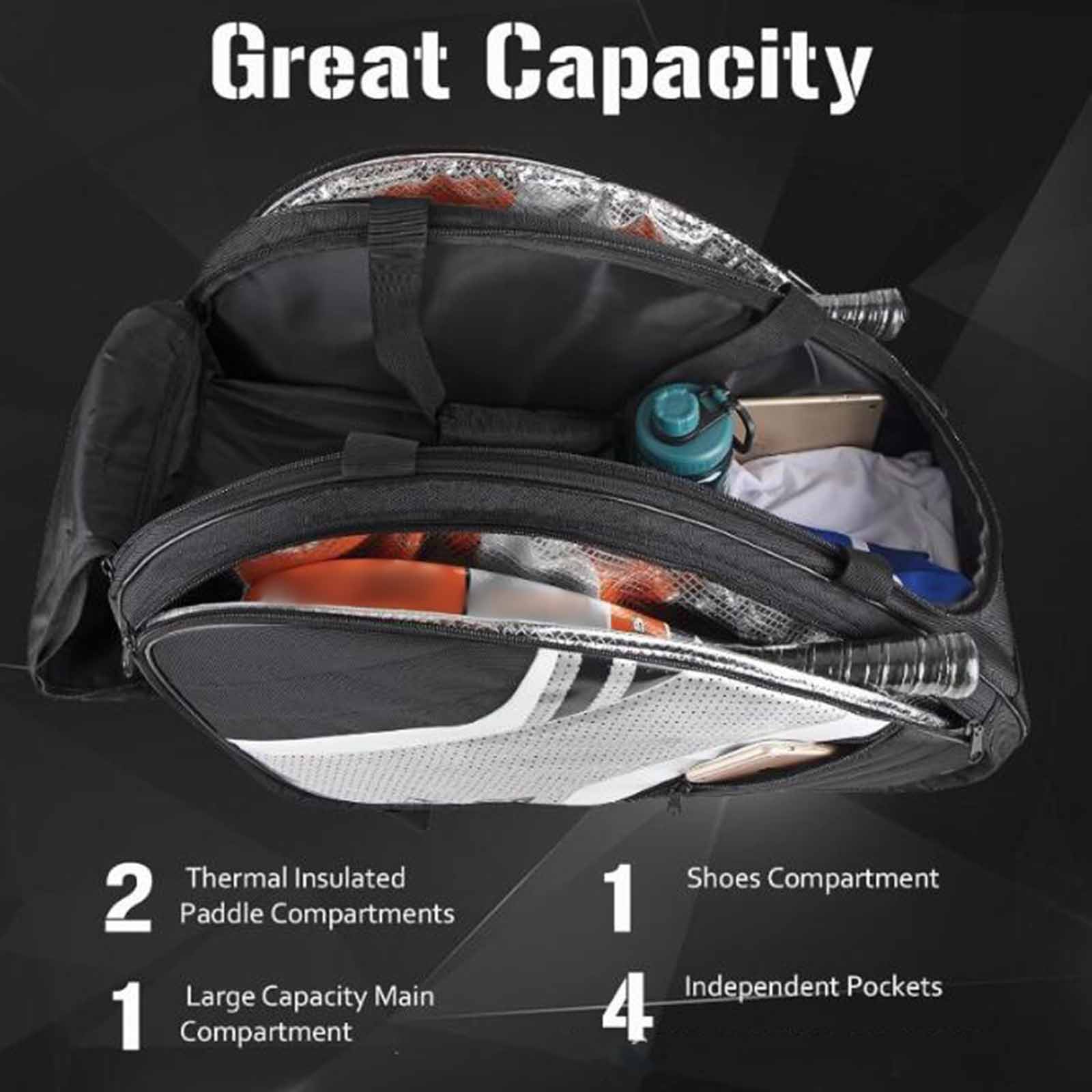Tennis Backpack Badminton Bag  - огляд і ціна Sports Equipment For Badminton