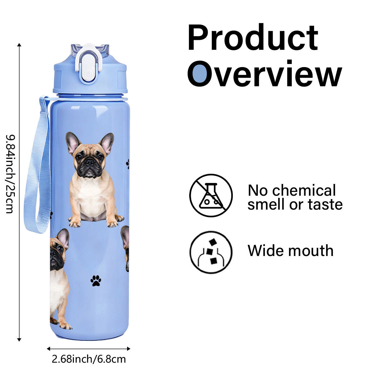French Bulldog Print Sports Wa - огляд і ціна Sports Equipment In French