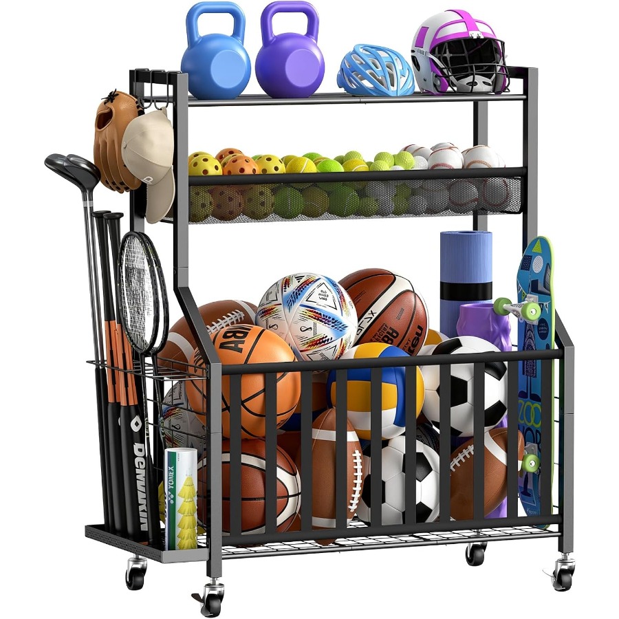 Garage Sports Equipment Organi - огляд і ціна Sports Equipment Garage Storage