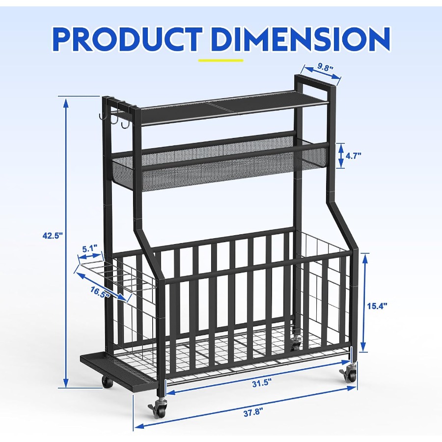 Garage Sports Equipment Organi - огляд і ціна Sports Equipment Garage Storage