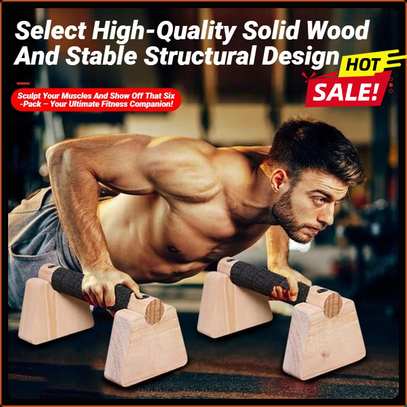 Wooden Push-up Bar Stands 1 Pa - огляд і ціна Sports Equipment Online