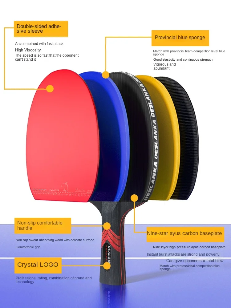 Table Tennis Racket Profession - огляд і ціна Badminton Racket Carbon