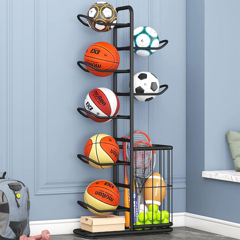 Sports Ball Storage Rack Baske - огляд і ціна Sports Equipment For Badminton