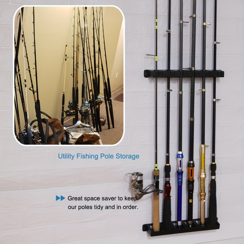 ABS Easy‑Install Fishing Rod W - огляд і ціна Sports Equipment Garage Storage