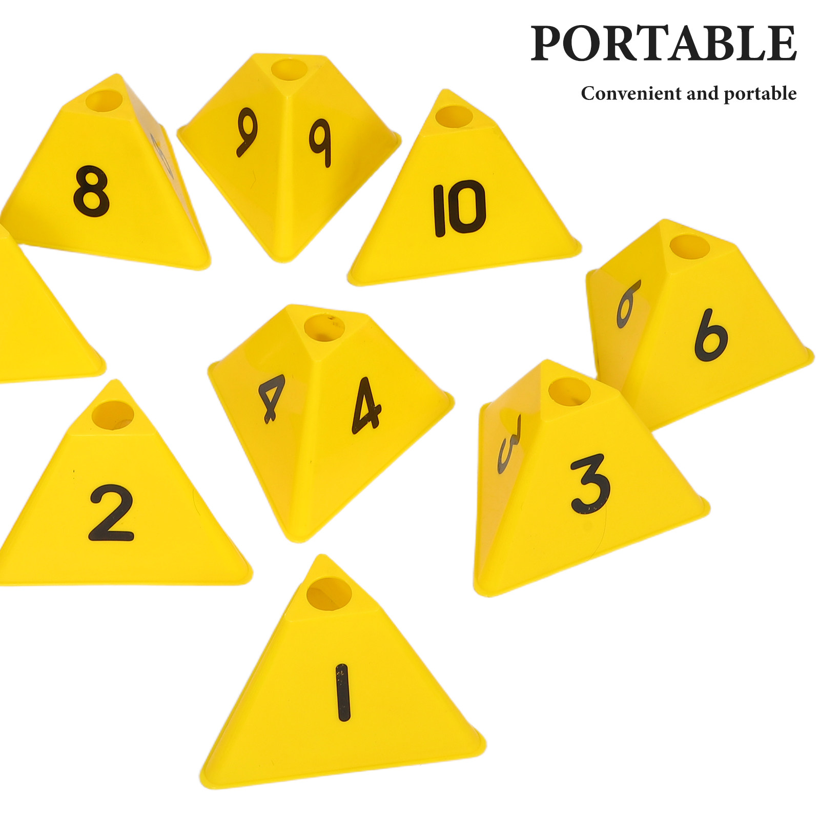 10Pcs Football Training Marker - огляд і ціна Sports Equipment Football