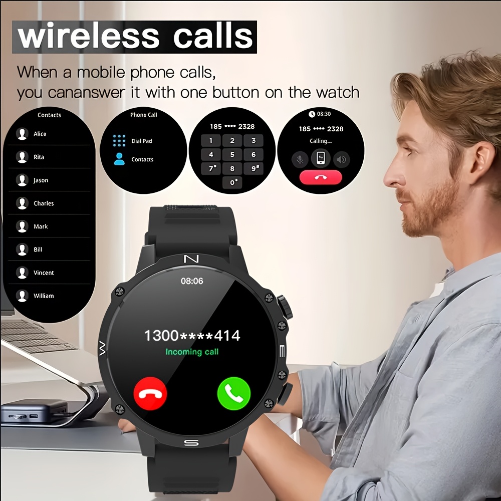 Men's Smartwatch, for iPhone a - огляд і ціна Sports Equipment In French