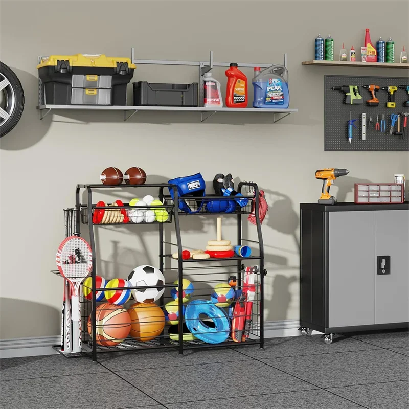 2026 Ball Storage Rack Garage  - огляд і ціна Sports Equipment Garage Storage